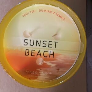 BBW 3 wick candle Sunset Beach